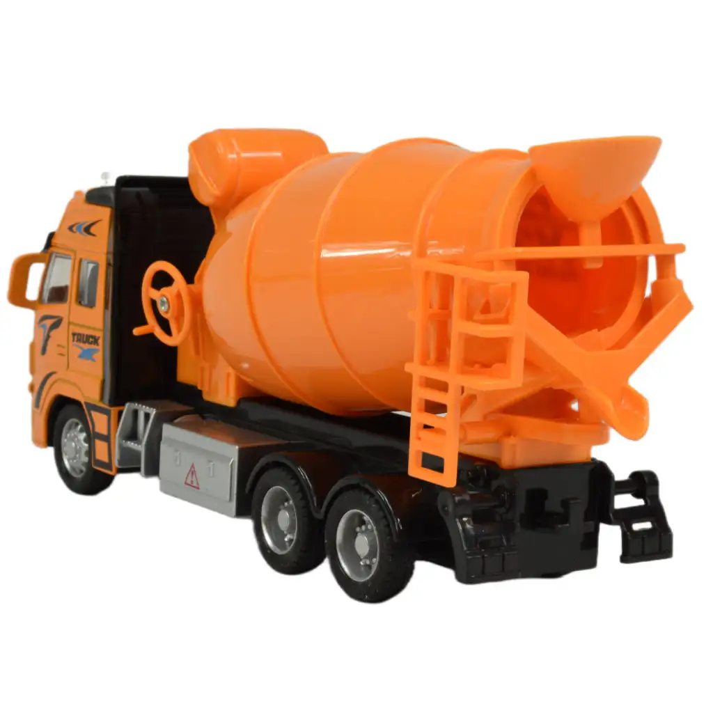 Alloy Car: Schwungrad-Betonmischer-LKW mit Licht und Ton in zwei Varianten 19cm 1 Stück Bild 9