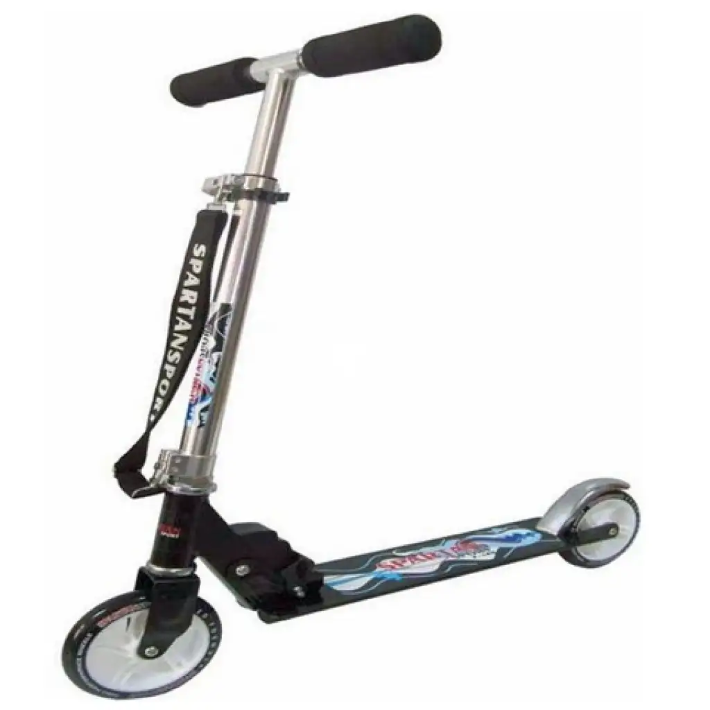Aluminiumrahmen-Roller in Schwarz-Blau - Spartan Bild 1