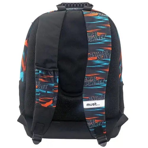 Animal Planet Iberischer Luchs runder Schulranzen, Rucksack 33x16x45cm Bild 2