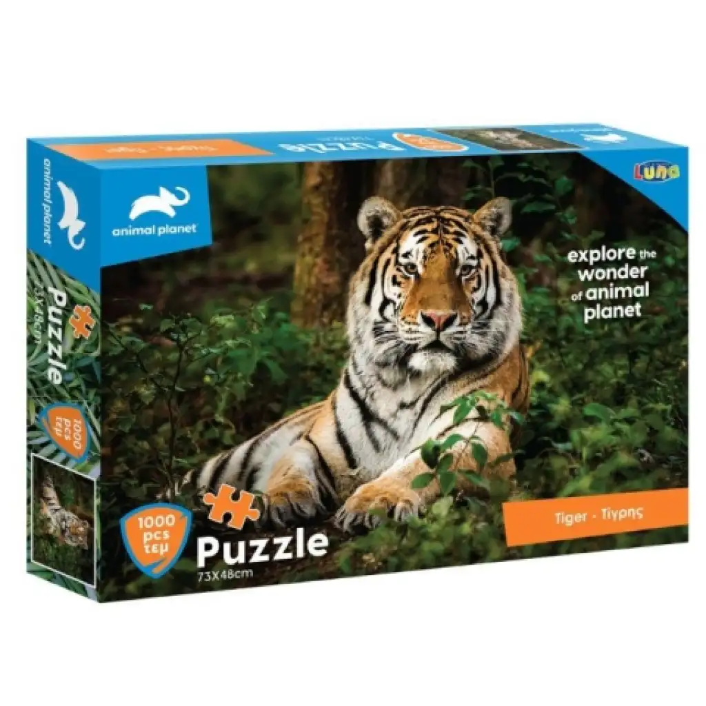 Animal Planet: Tiger 1000-teiliges Puzzle Bild 1