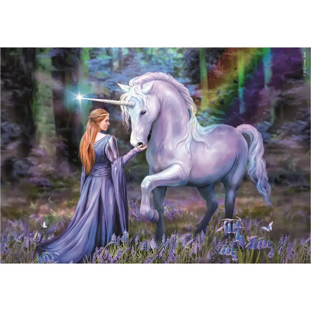Anna Stokes - Das Reich des Einhorns HQC 1500-teiliges Compact-Puzzle - Clementoni Bild 2
