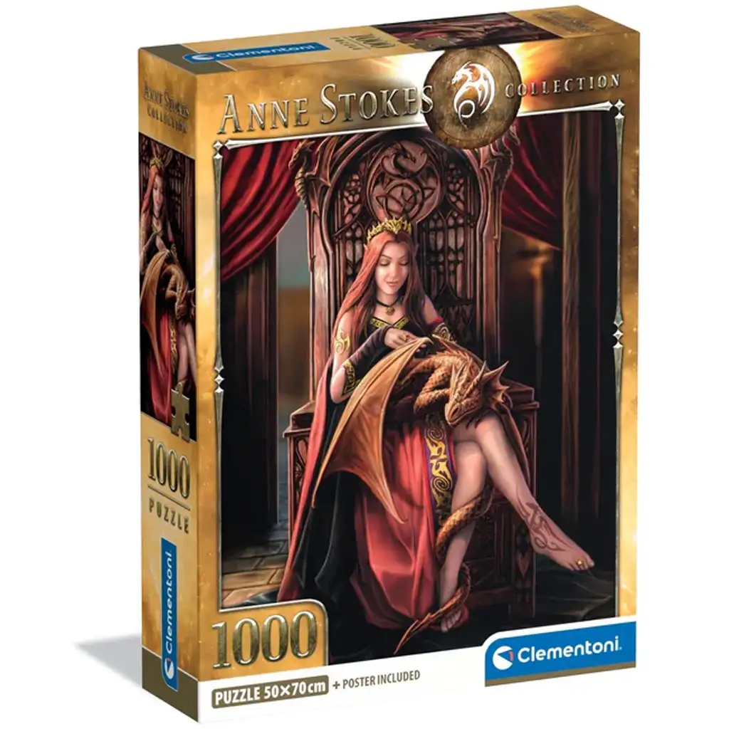 Anna Stokes - Freunde für immer 1000-teiliges Puzzle mit Poster - Clementoni Bild 1