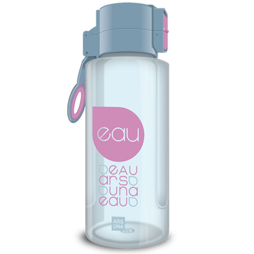Ars Una grau-rosa Trinkflasche 650ml Bild 1