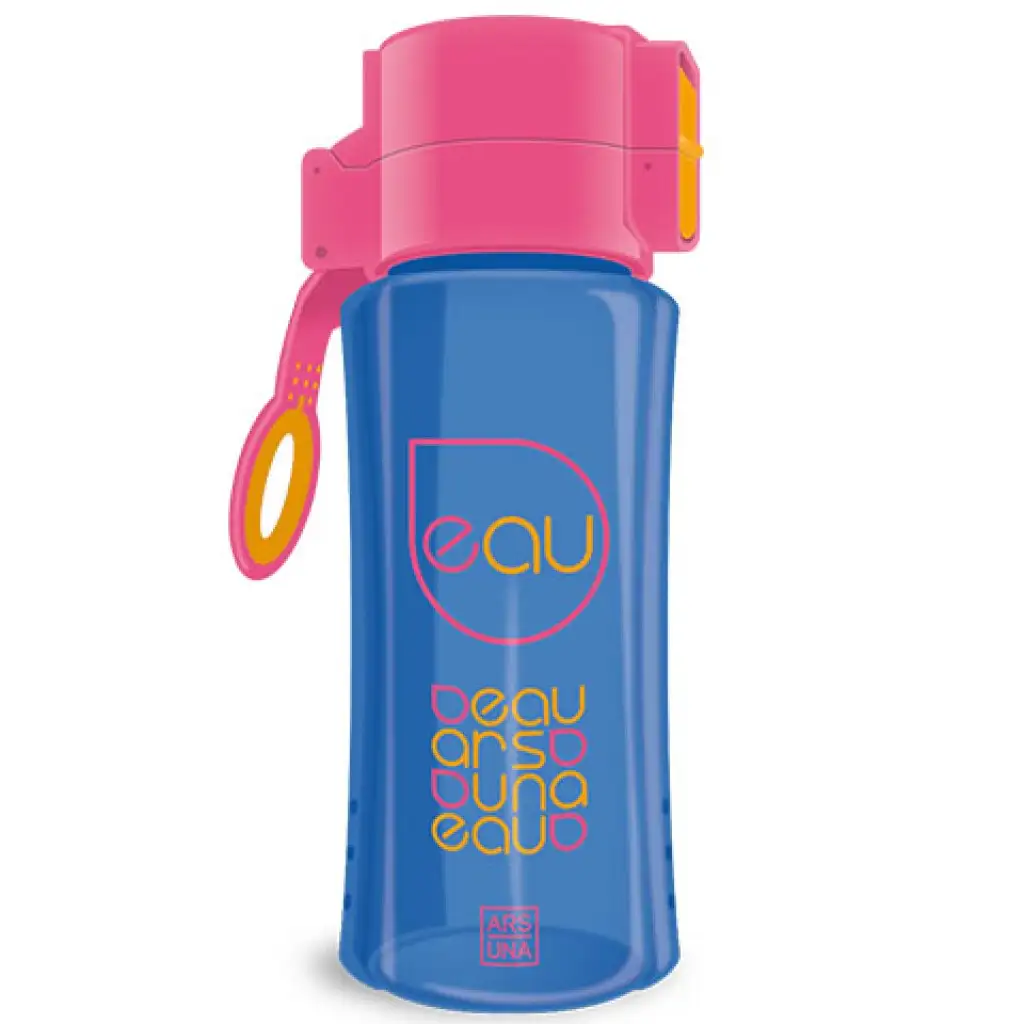 Ars Una: Pink und blau BPA-freie Trinkflasche 450ml Bild 1