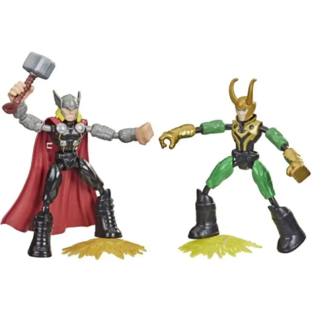 Avengers Bend and Flex Thor vs. Loki Figuren-Set - Hasbro Bild 2