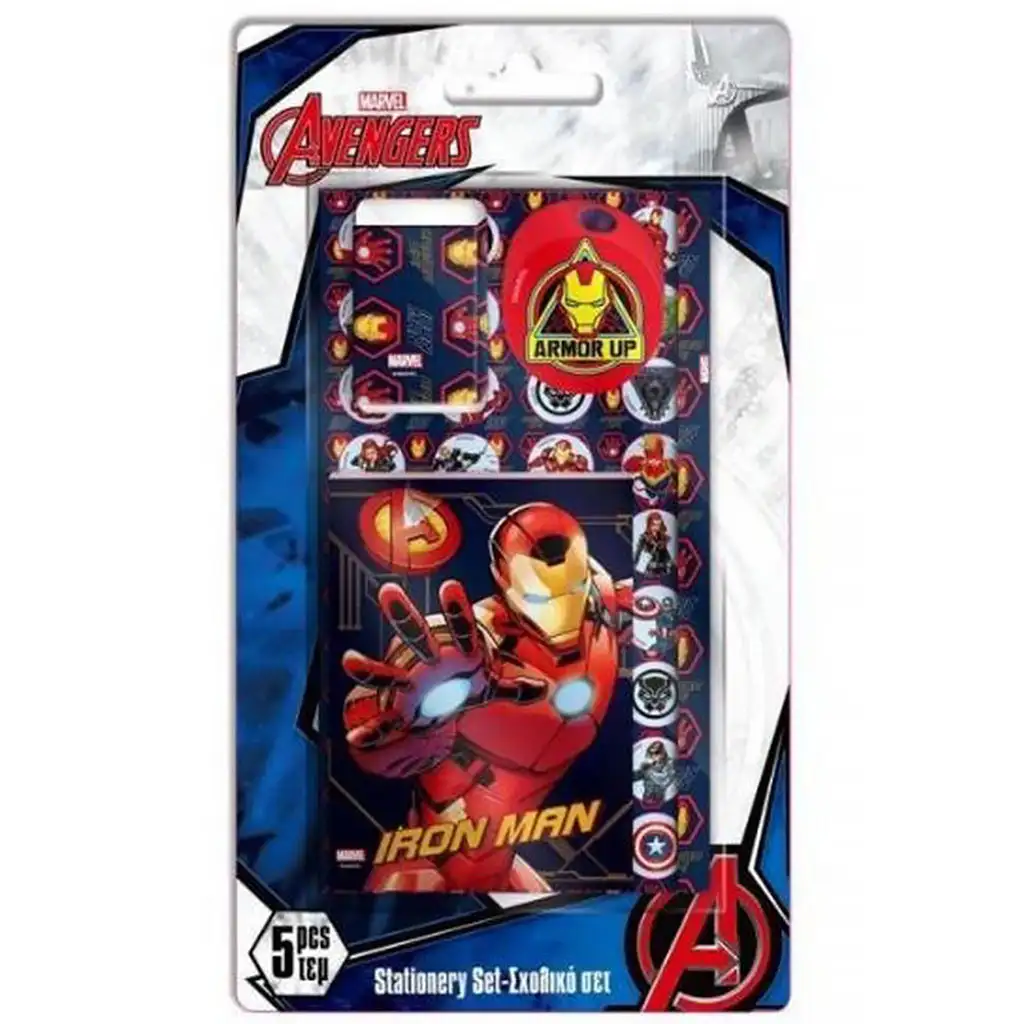 Avengers: Iron Man 5-teiliges Schreibset Bild 1