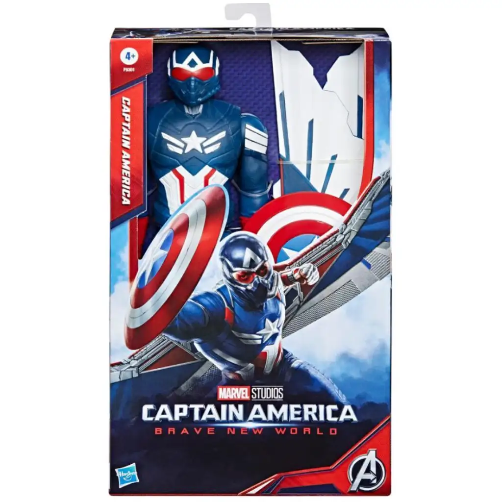 Avengers Titan Hero Maskierter Captain America 29cm Spielfigur - Hasbro Bild 1