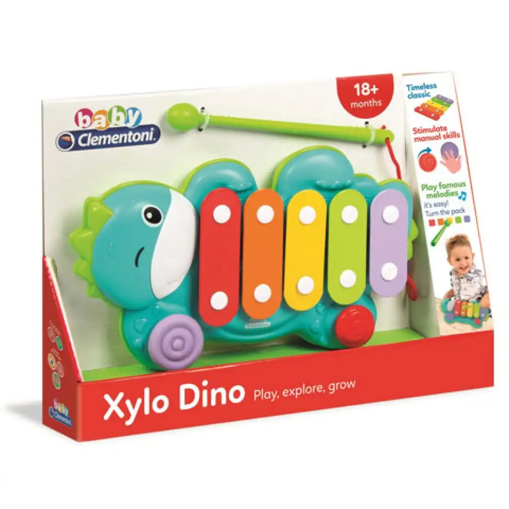 Baby-Dinosaurier-Farbxylophon - Clementoni Bild 1