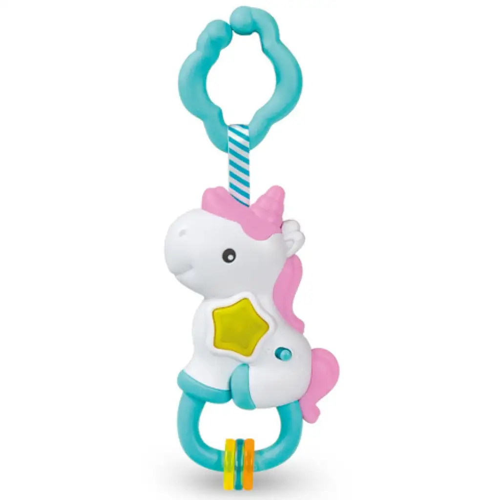 Baby-Einhorn interaktive Rassel mit Licht und Ton - Clementoni Bild 1
