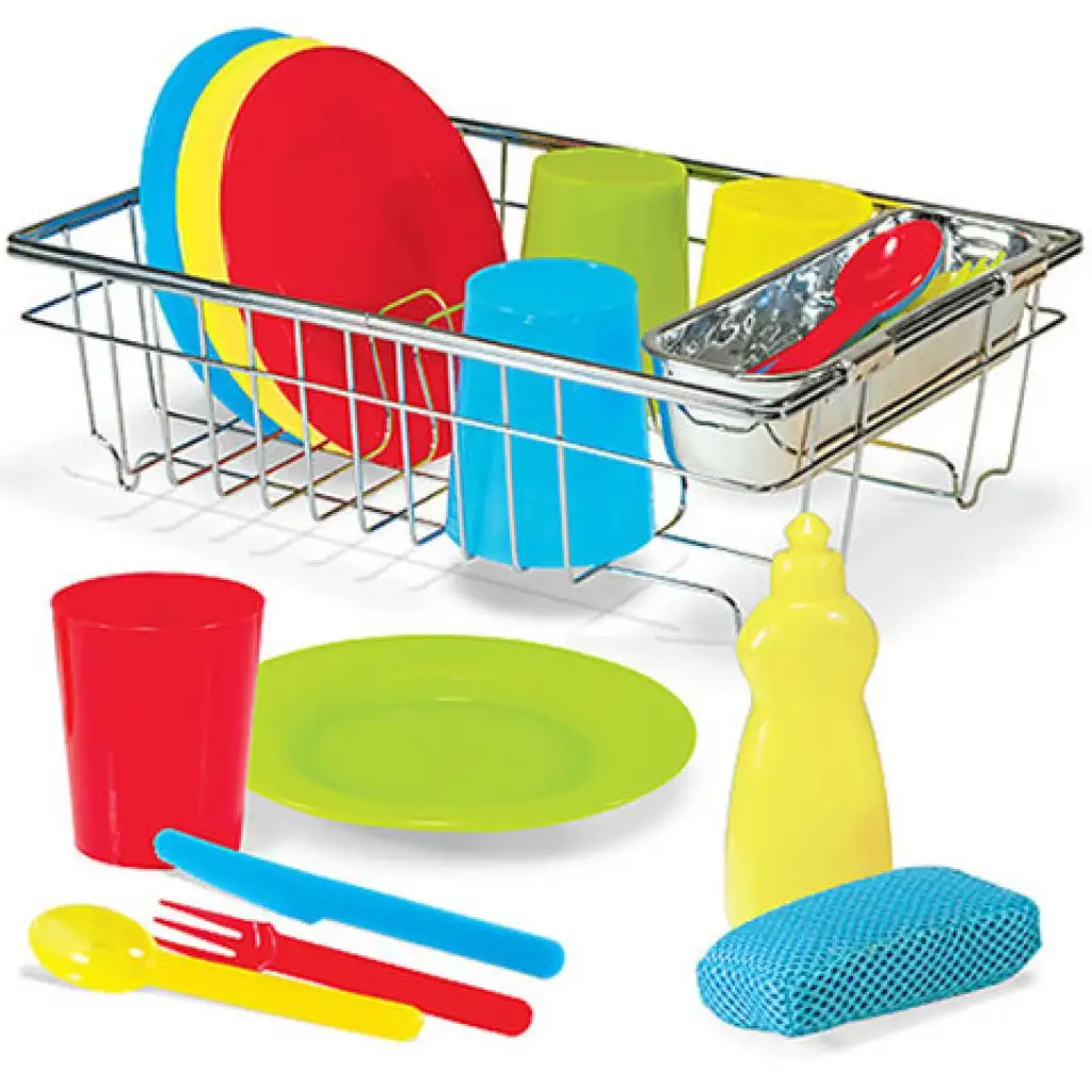 Backen-Kochen Küchen Geschirrset mit Abtropfer Spielset - Melissa & Doug Bild 1