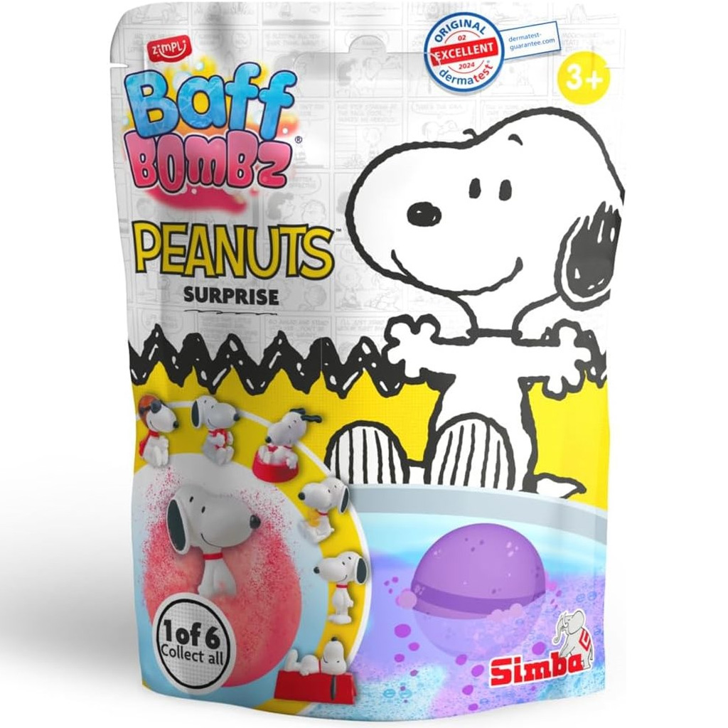 Baff Bombz Badebombe Überraschung mit Peanuts Figur - Simba Toys Bild 1