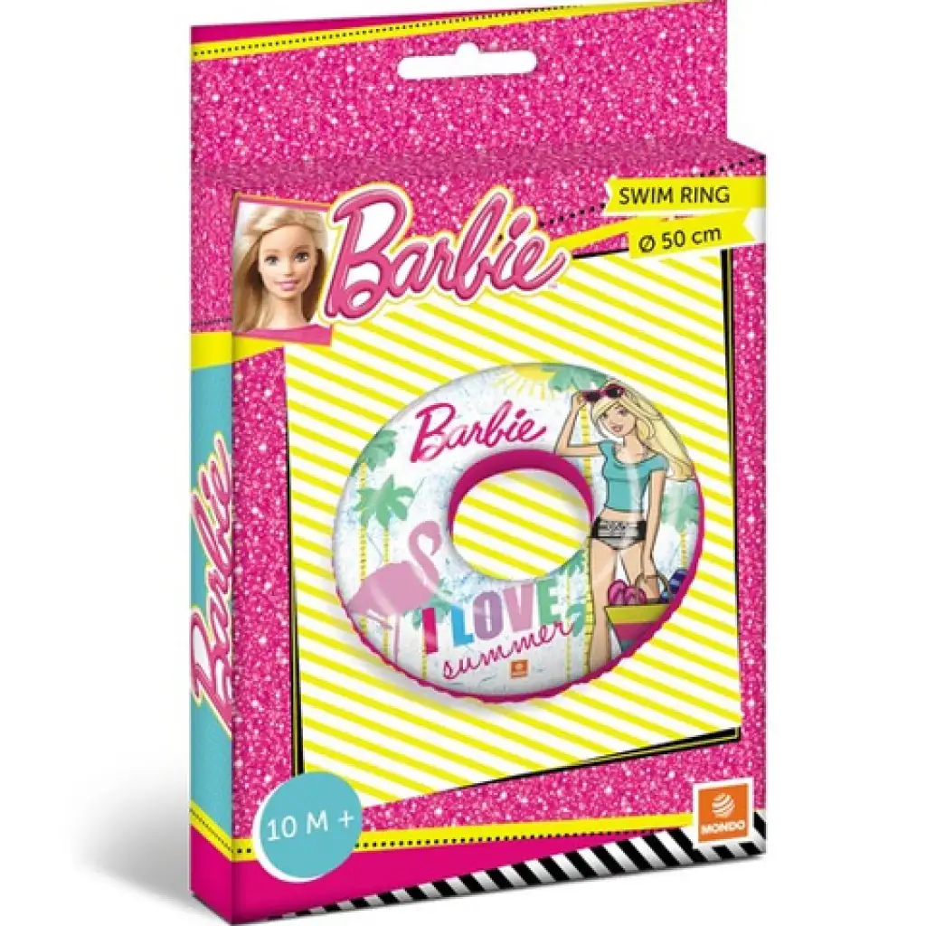 Barbie aufblasbarer Schwimmreifen 50cm Bild 2