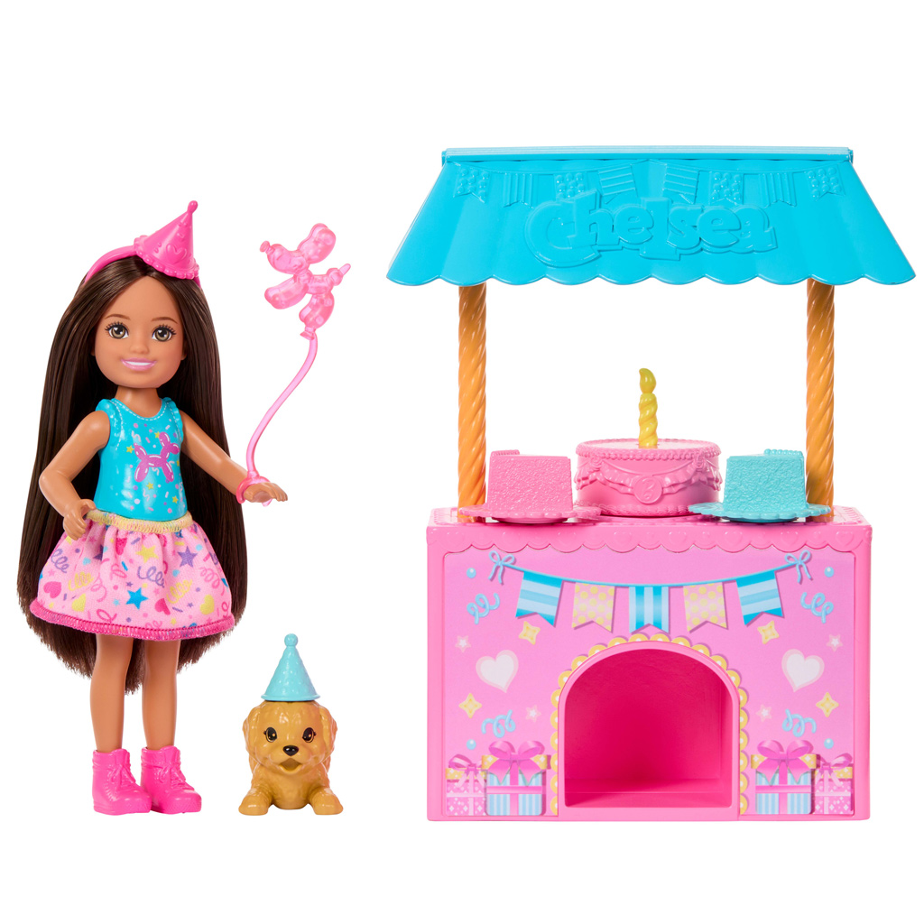 Barbie: Chelsea Geburtstagsfeier mit Puppe und Welpen – Mattel Bild 2