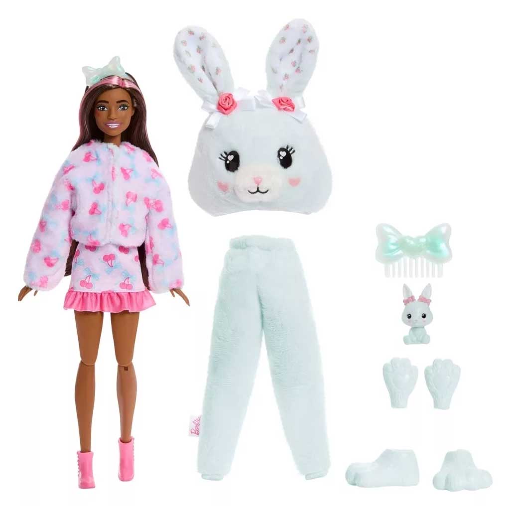 Barbie: Cutie Reveal Überraschungs-Puppe - Hase - Mattel Bild 3