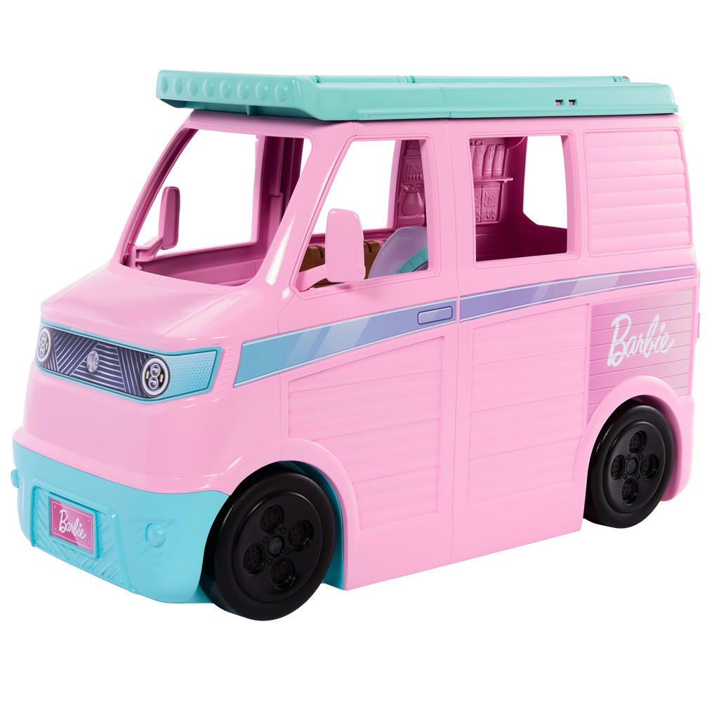 Barbie Dream Land Road Trip Wohnmobil mit 20 Zubehörteilen – Mattel Bild 2