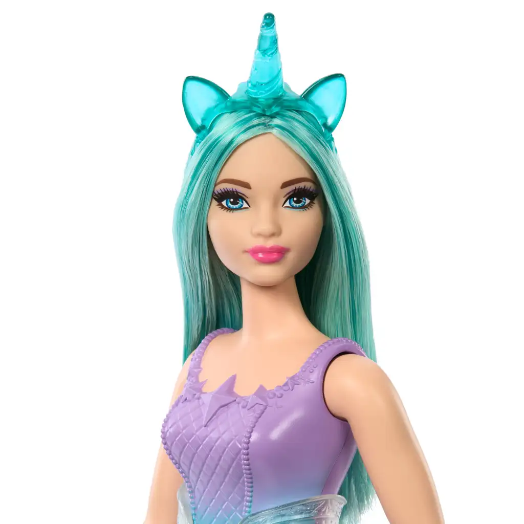 Barbie Dreamtopia: Einhornpuppe in blau-lila Kleid - Mattel Bild 3