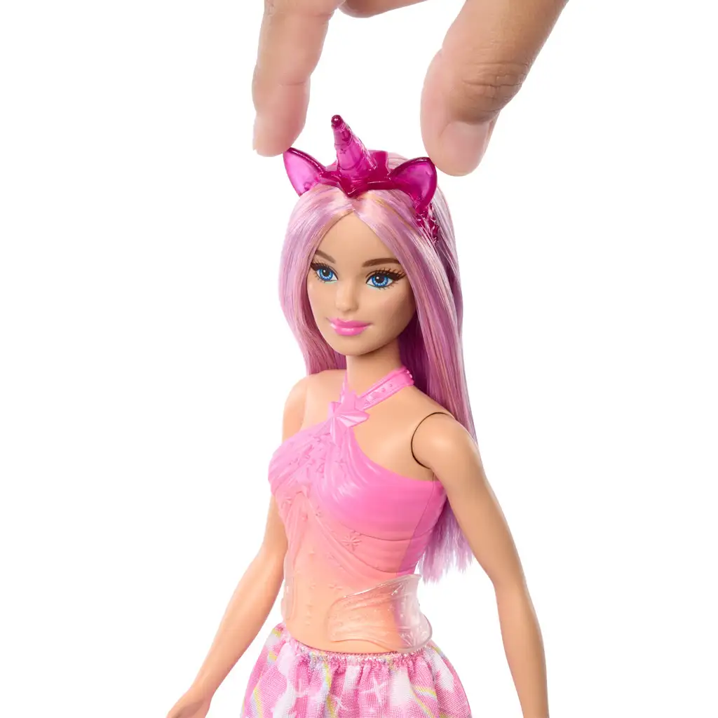 Barbie Dreamtopia: Einhornpuppe in rosa Kleid - Mattel Bild 5