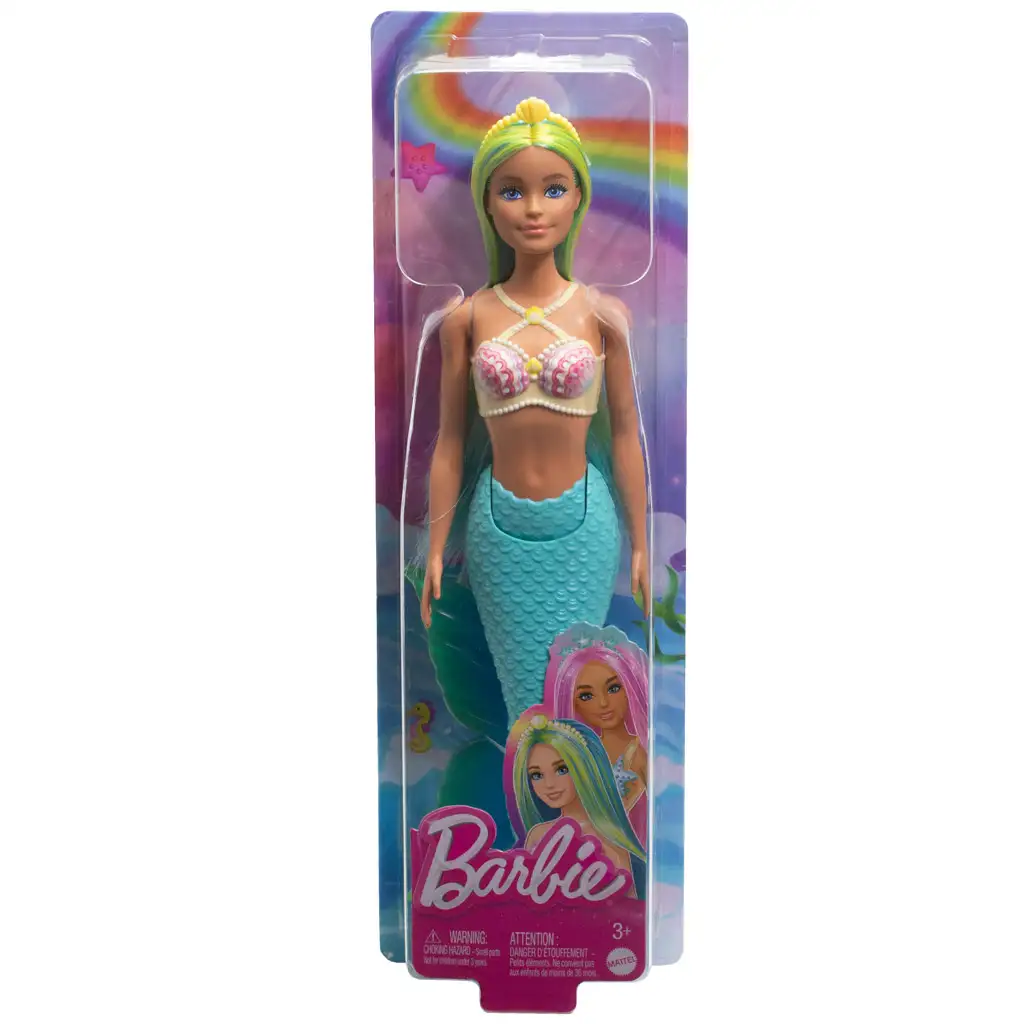 Barbie Dreamtopia: Meerjungfrau Puppe mit blauen Haaren und Flosse - Mattel Bild 5