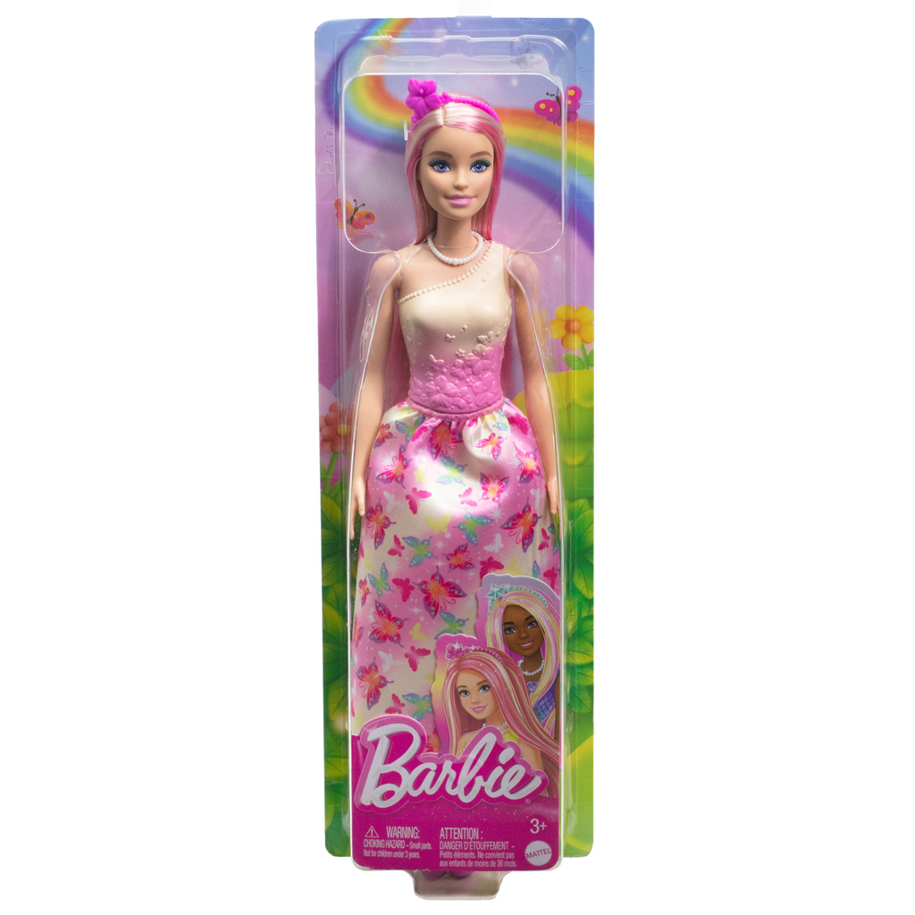 Barbie Dreamtopia: Prinzessinnenpuppe im rosa Schmetterlingskleid - Mattel Bild 6