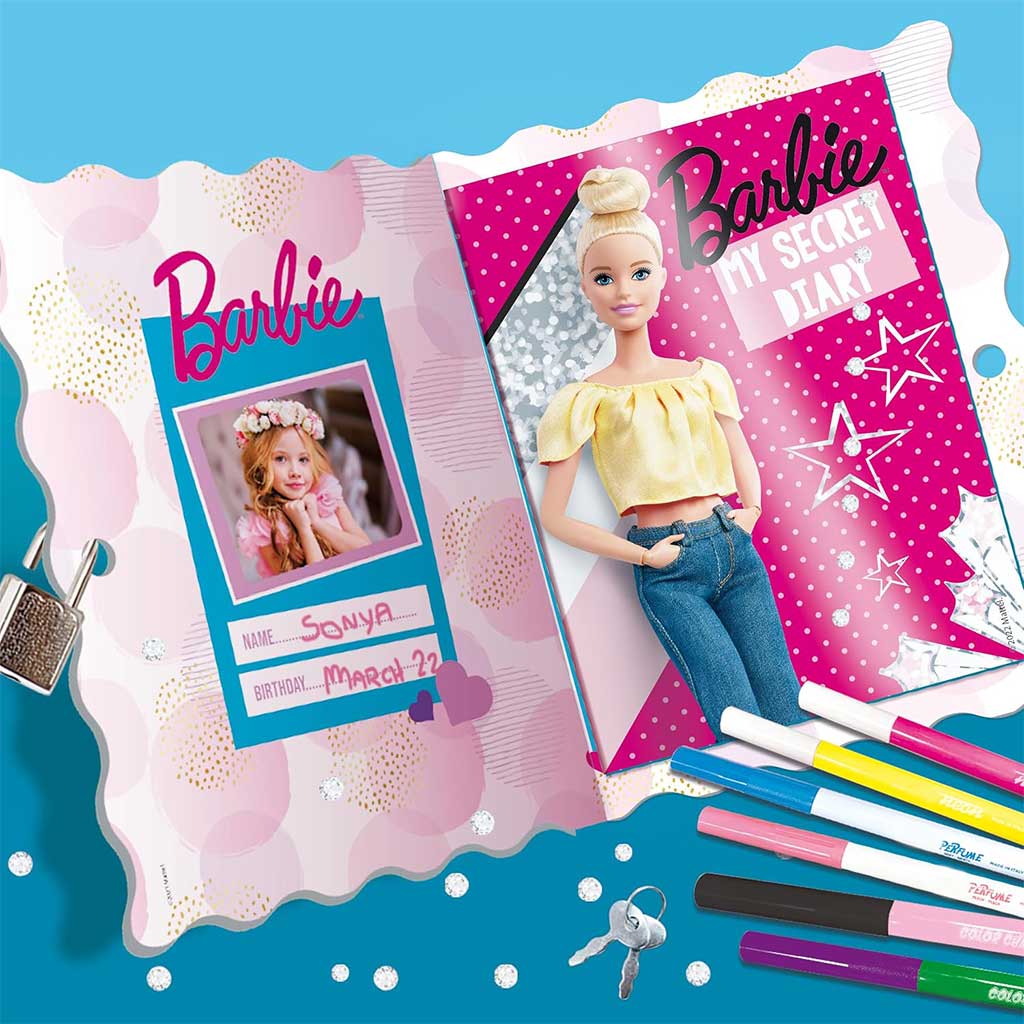 Barbie: Geheimtagebuch mit Schloss - Lisciani Bild 3