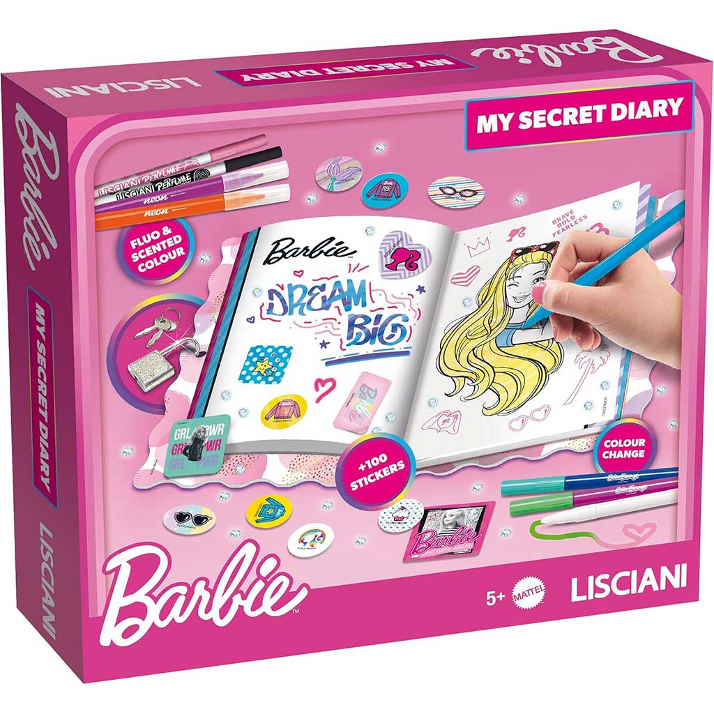 Barbie: Geheimtagebuch mit Schloss - Lisciani Bild 1