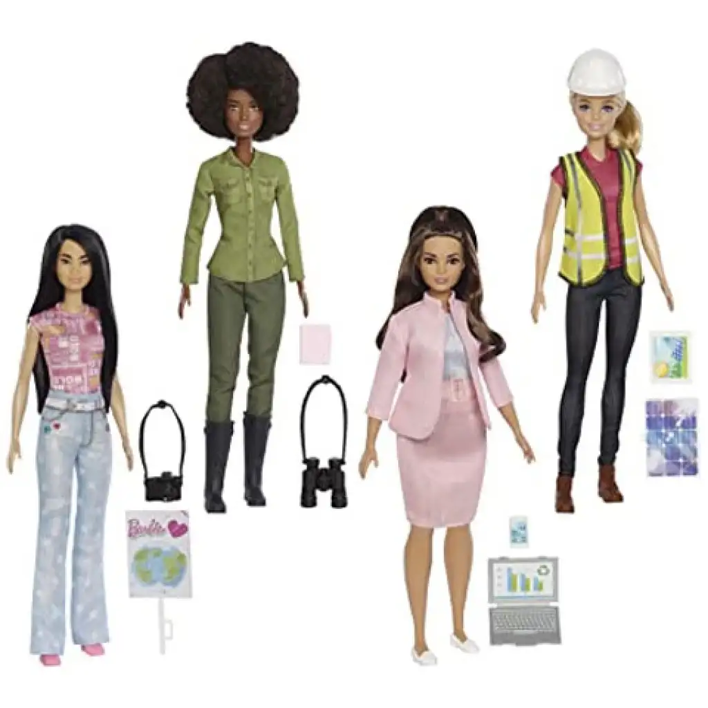 Barbie: Gemeinsam für die Erde Karrierepuppen 4er-Pack - Mattel Bild 3