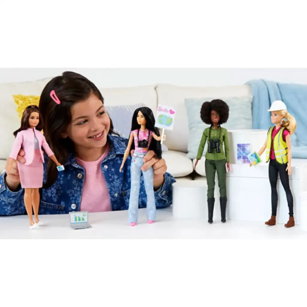 Barbie: Gemeinsam für die Erde Karrierepuppen 4er-Pack - Mattel Bild 4