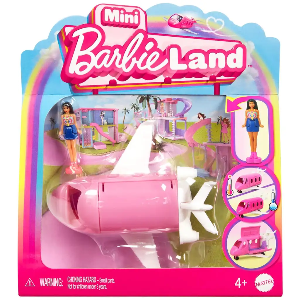 Barbie: Mini BarbieLand Fahrzeuge - Traumflugzeug-Set - Mattel Bild 1