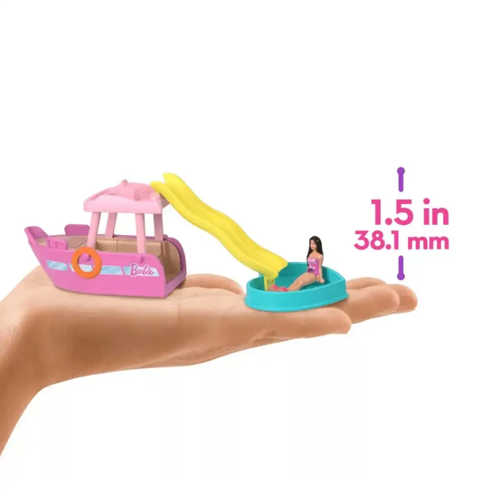 Barbie: Mini BarbieLand Fahrzeuge - Traumschiff Set - Mattel Bild 4