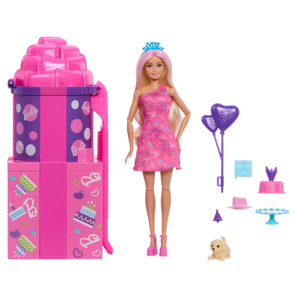 Barbie Party Reveal Überraschungsset mit Rutsche - Mattel Bild 2