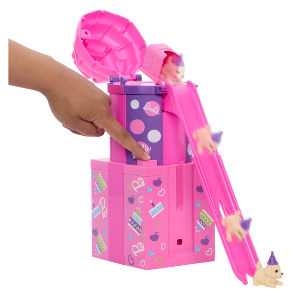 Barbie Party Reveal Überraschungsset mit Rutsche - Mattel Bild 4