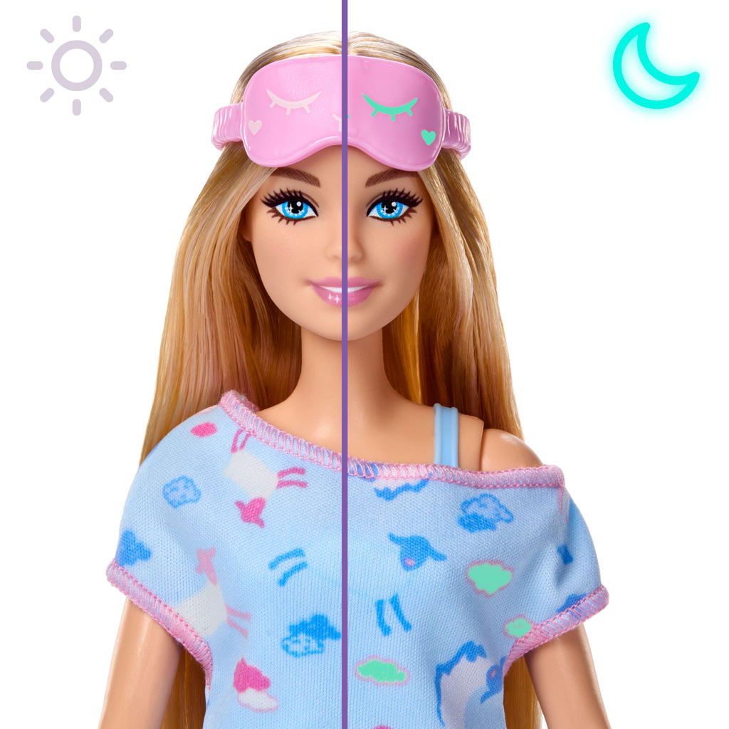 Barbie Pyjama-Party Reveal - Blau - Mattel Bild 2