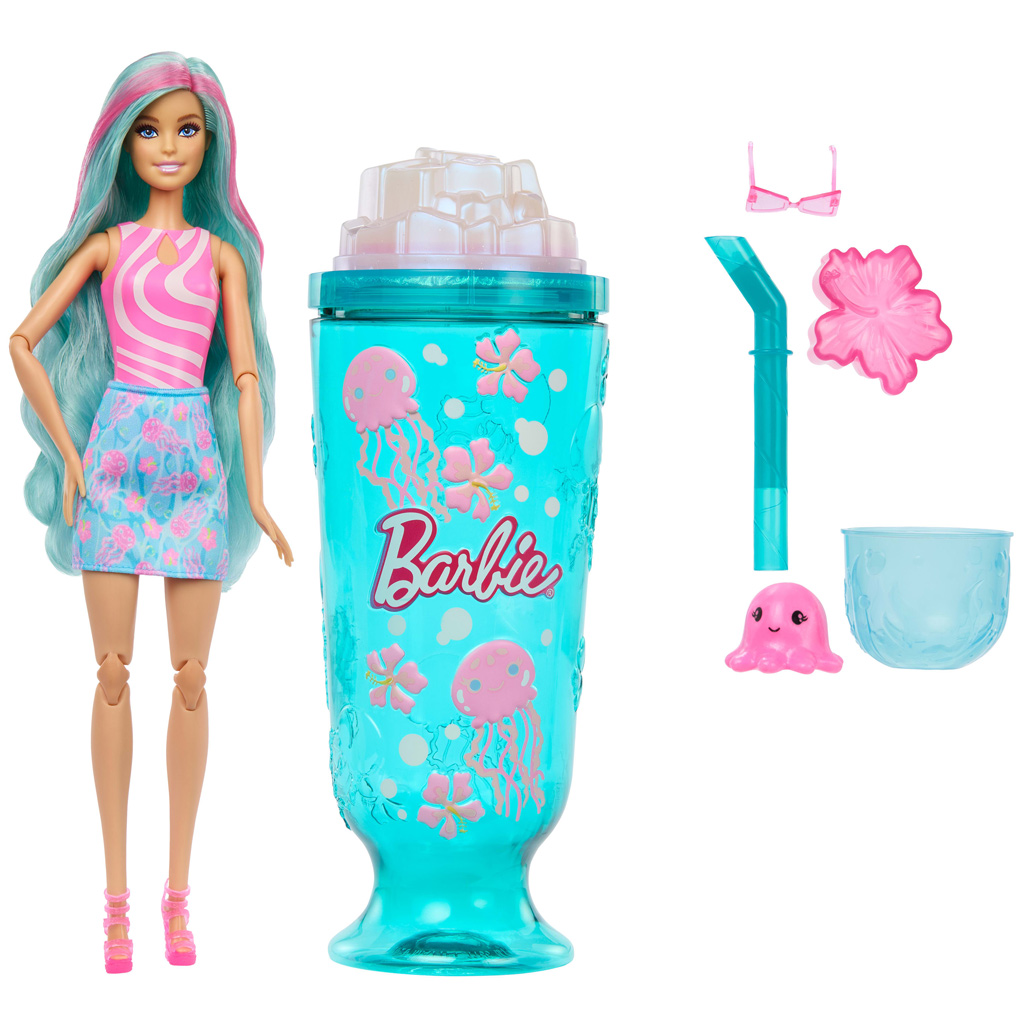 Barbie Reveal duftender Shaker-Serie mit türkisfarbenem Haar und Medusenfigur - Mattel Bild 2