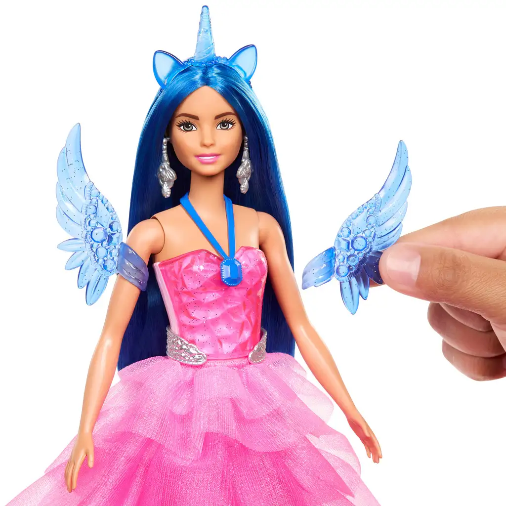 Barbie: Saphir-Pegasus-Prinzessin Puppe mit Zubehör - Mattel Bild 3