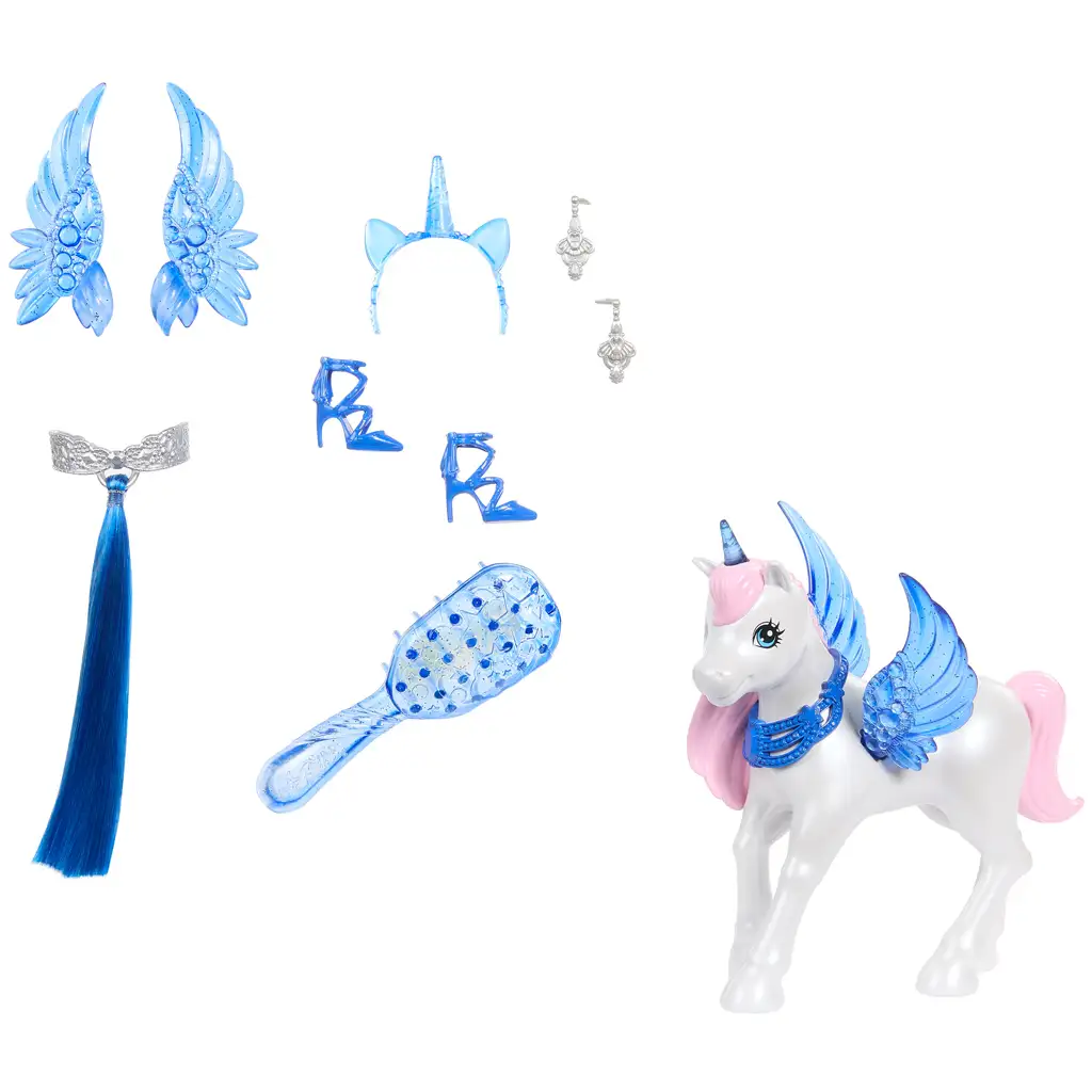 Barbie: Saphir-Pegasus-Prinzessin Puppe mit Zubehör - Mattel Bild 5