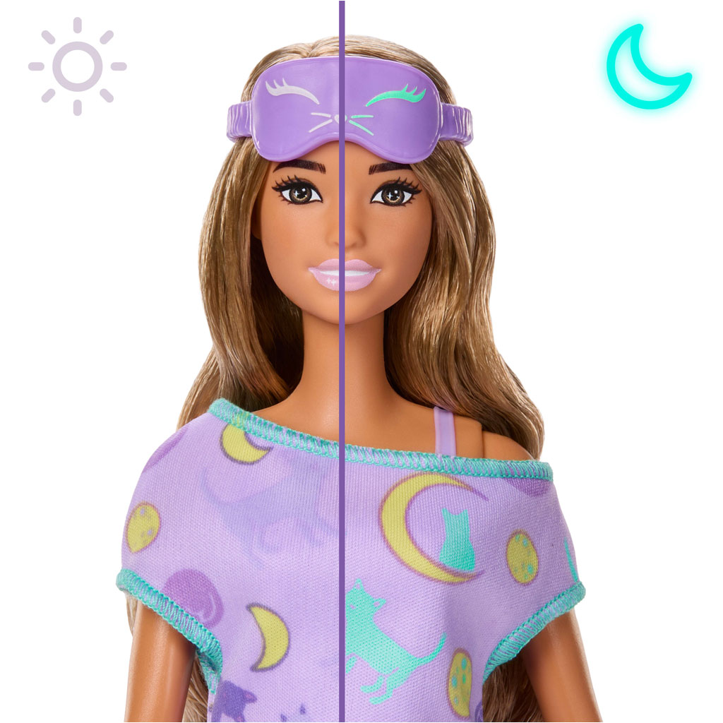 Barbie Schlafanzugparty Reveal - Lila - Mattel Bild 2