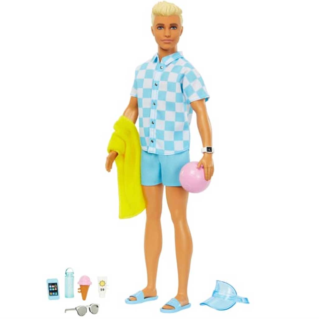Barbie Der Film: Ken Strandpuppe mit Strandzubehör - Mattel Bild 4