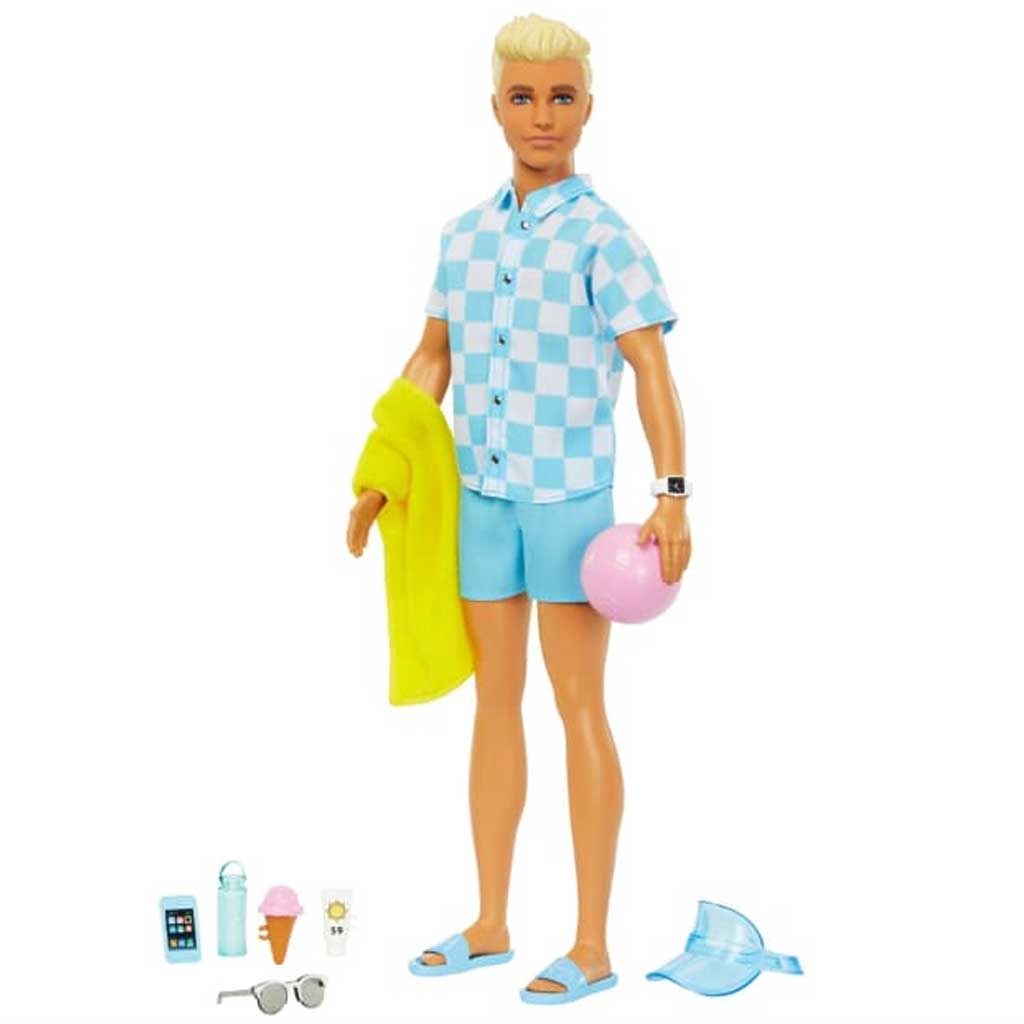 Barbie Der Film: Ken Strandpuppe mit Strandzubehör - Mattel Bild 1