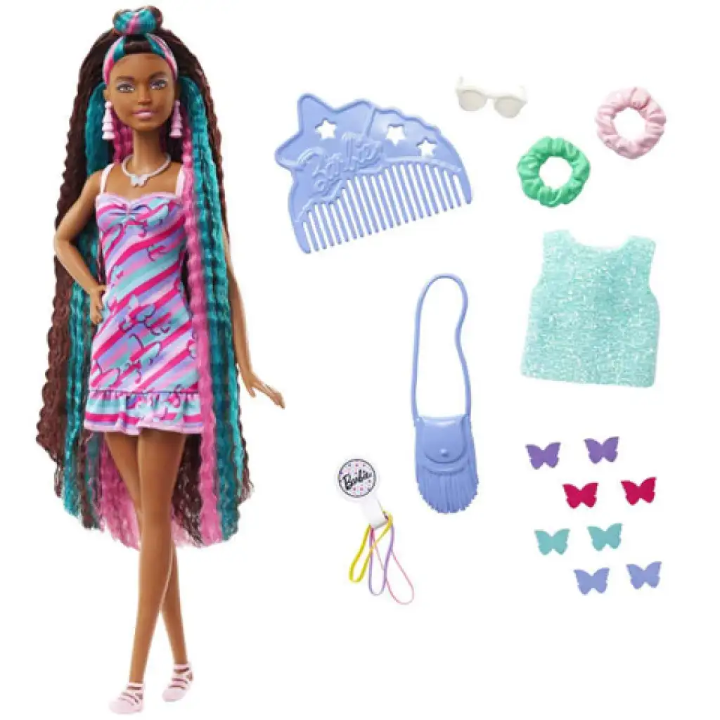 Barbie Totally Hair Schmetterlingspuppe - Mattel Bild 2