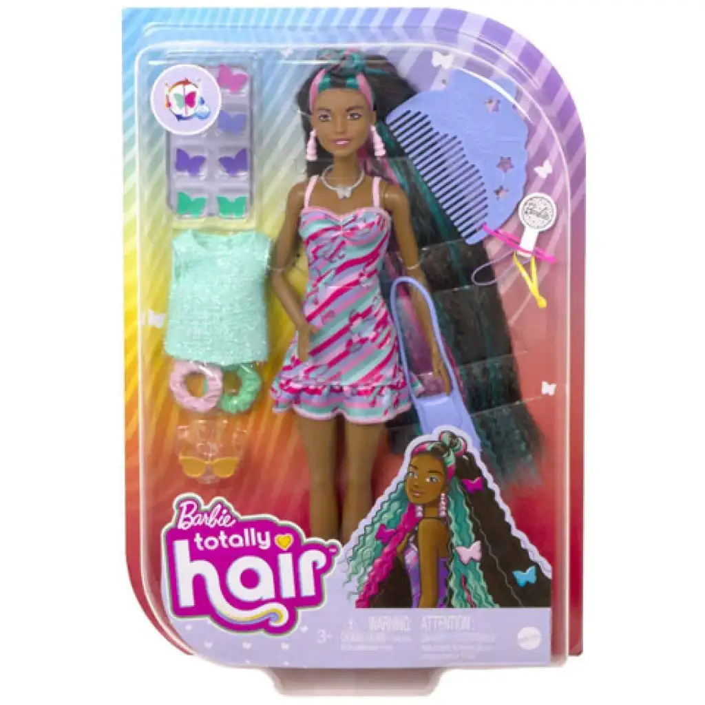 Barbie Totally Hair Schmetterlingspuppe - Mattel Bild 1