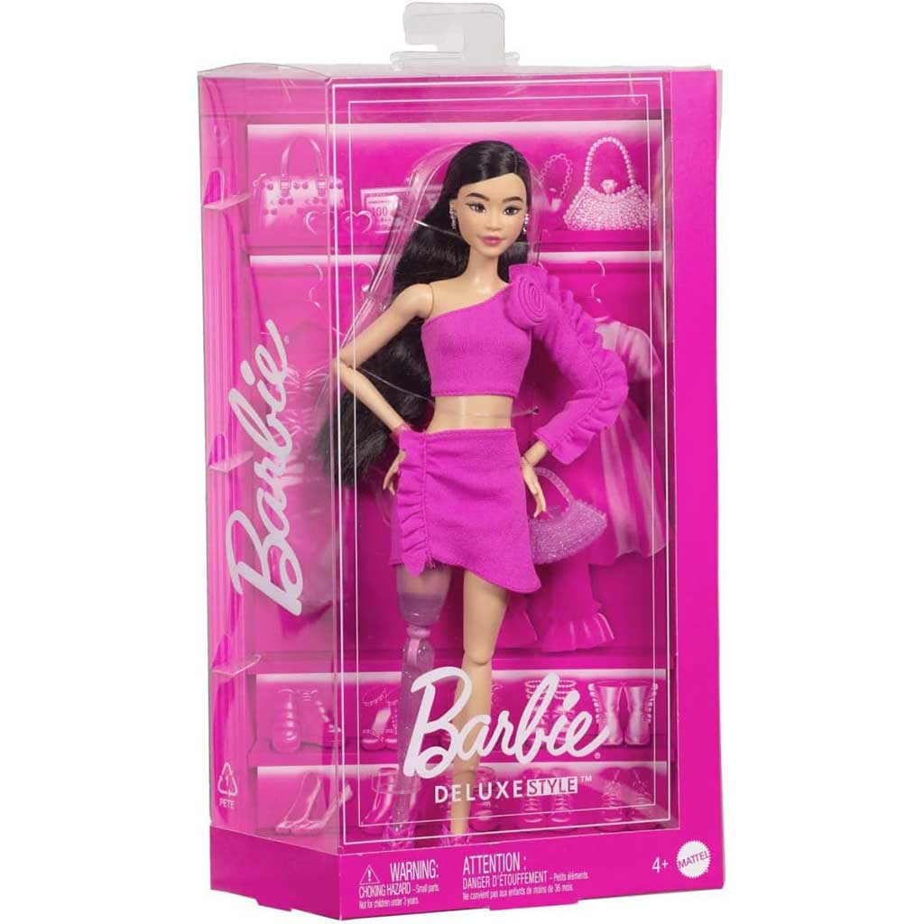 Barbie: Trendige Freundinnen - Schwarzhaarige Puppe - Mattel Bild 1