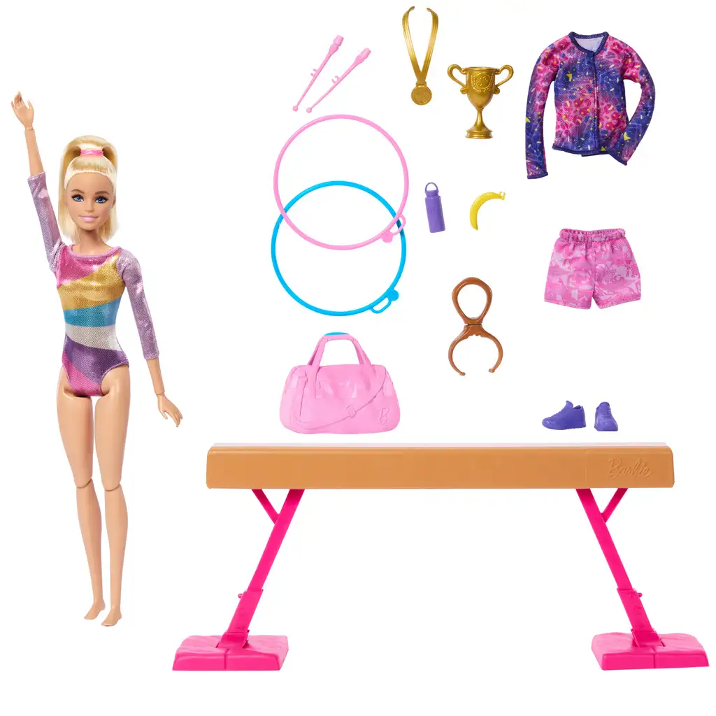 Barbie: Turner-Puppe Spielset mit Zubehör - Mattel Bild 2