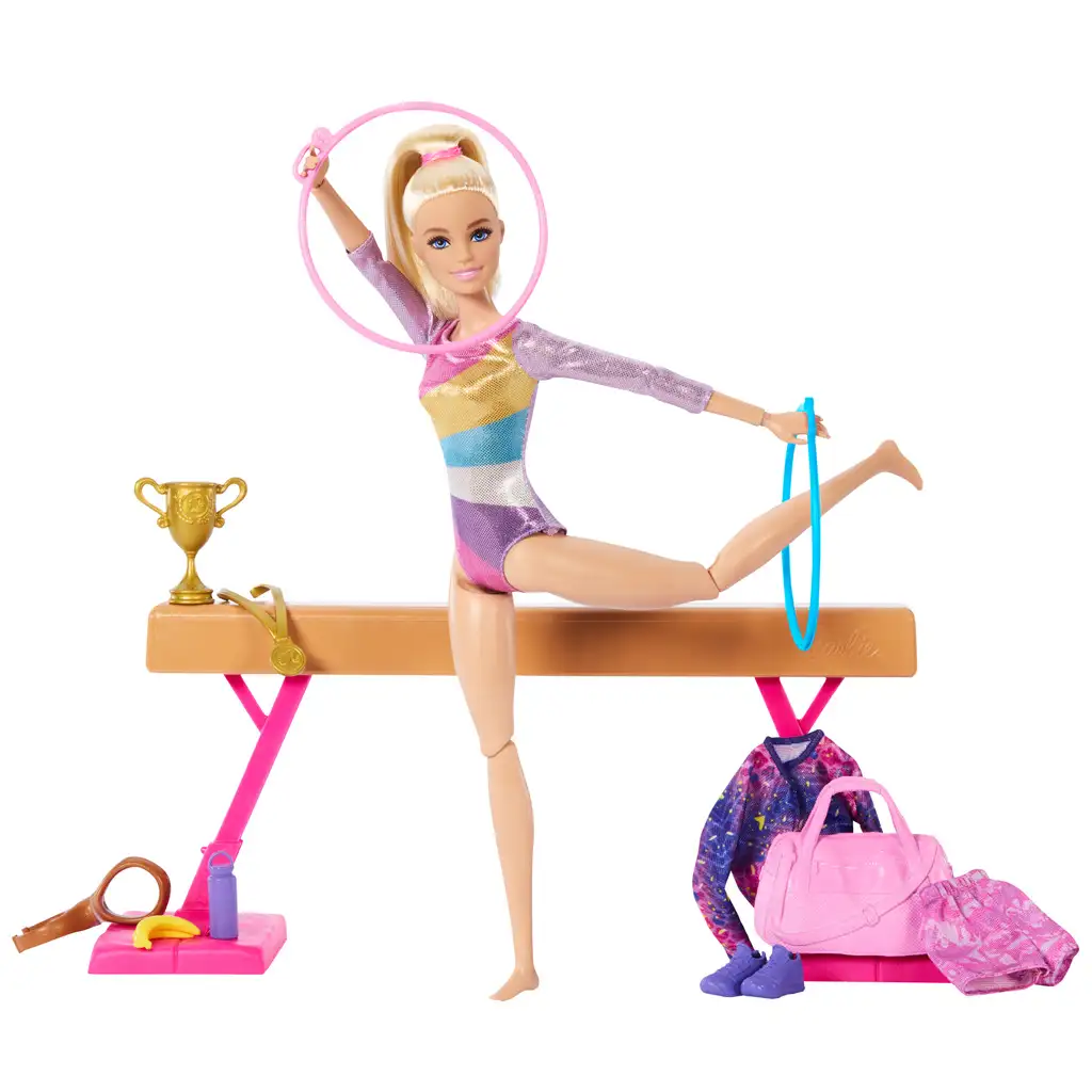 Barbie: Turner-Puppe Spielset mit Zubehör - Mattel Bild 4