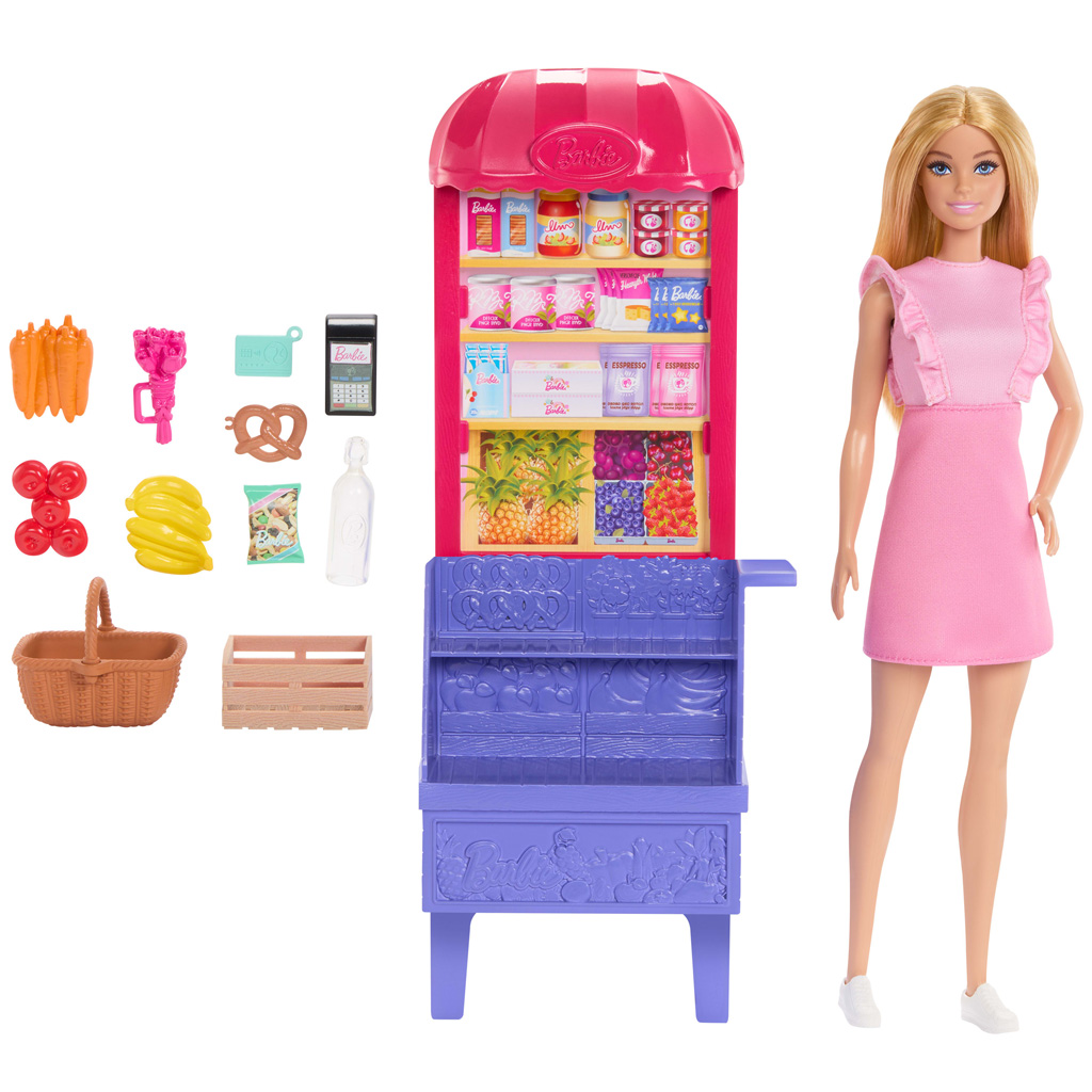 Barbie und Teresa: Das Rezept der Freundschaft – Barbies Feinkosttheke Spielset – Mattel Bild 2