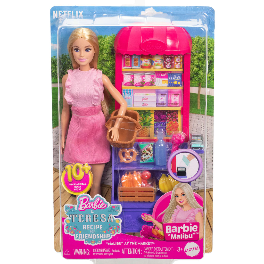 Barbie und Teresa: Das Rezept der Freundschaft – Barbies Feinkosttheke Spielset – Mattel Bild 1