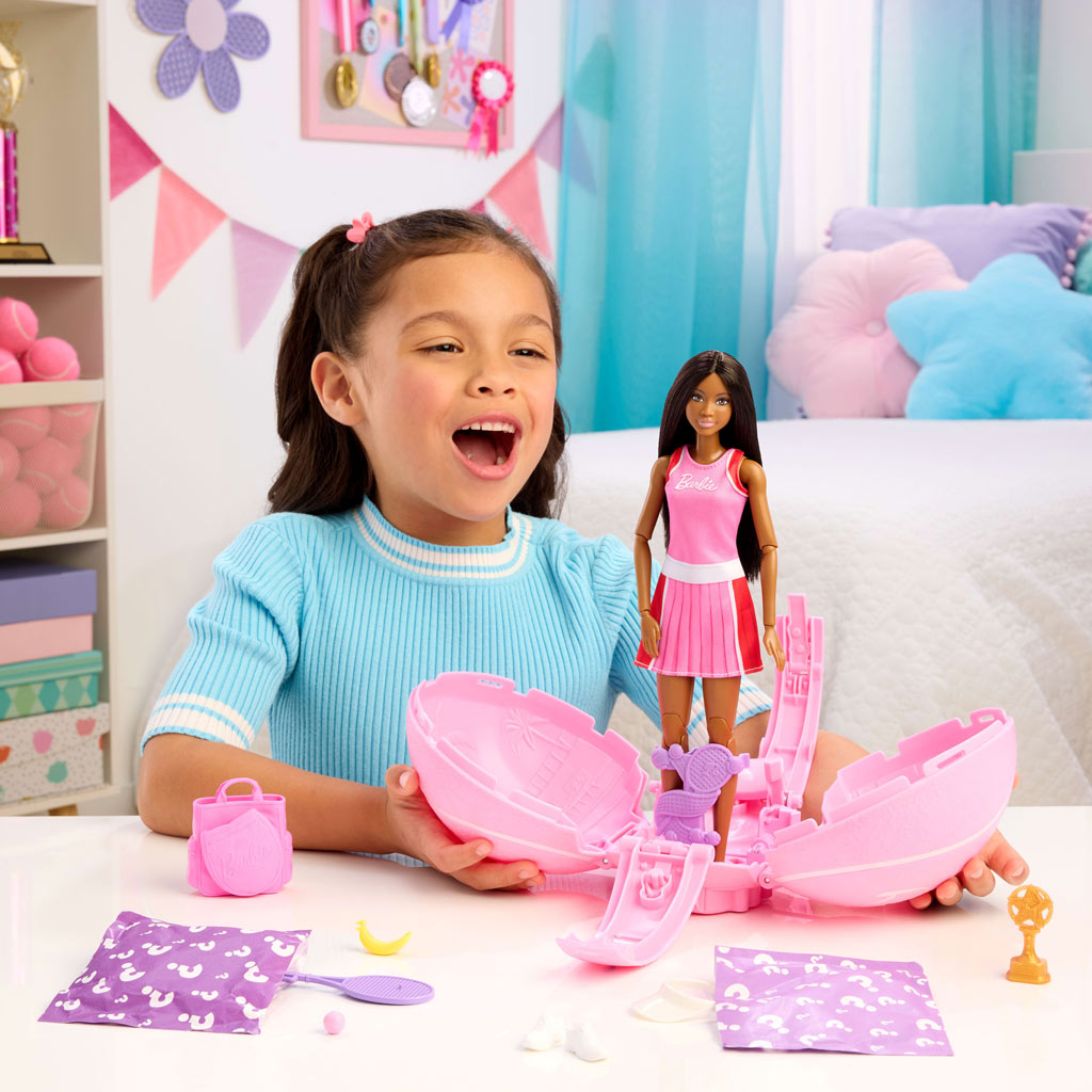 Barbie Unglaubliche Karriere Puppe - Tennisspielerin - Mattel Bild 2