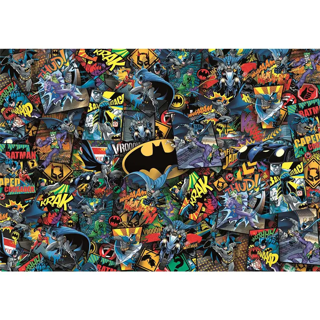 Batman 1000-teiliges unmögliches Puzzle 70x50cm - Clementoni Bild 2