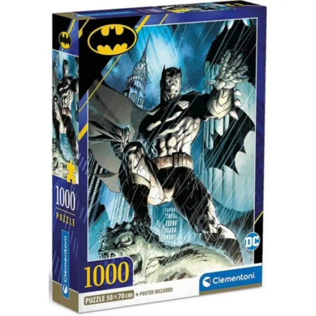 Batman HQC 1000-teilige Puzzle mit Poster - Clementoni Bild 1
