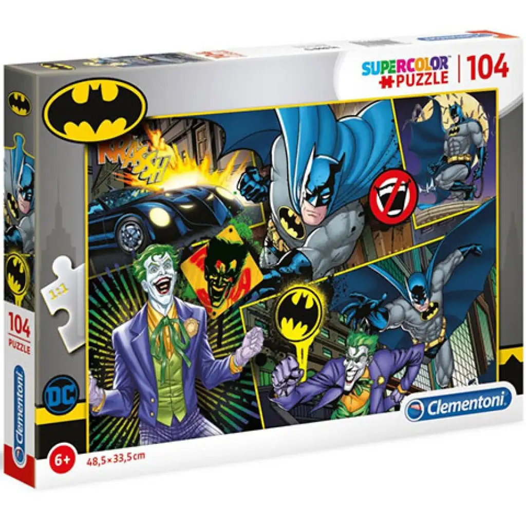 Batman Supercolor Puzzle 104 Teile - Clementoni Bild 1
