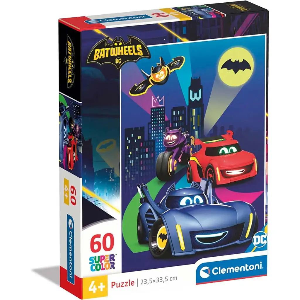 Batwheels 60-teiliges Supercolor Puzzle - Clementoni Bild 1